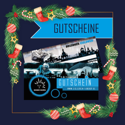 Gutscheine für Fanartikel der Dresdner Eislöwen
