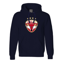 Lausitzer Füchse - Hoody - Logo - navy - Gr: M