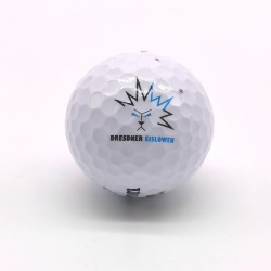 Dresdner Eislöwen - Golfball - Logo - Weiß
