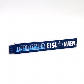 Dresdner Eislöwen - Zollstock - Skyline - blau