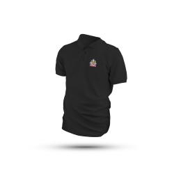 Fischtown Pinguins  - Poloshirt schwarz - Logo - Gr: L