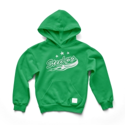 Steelers - Kinder Hoody - grün - Logo - Gr: 7-8