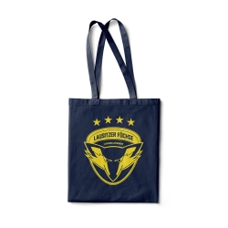 Lausitzer Füchse - Tragetasche - navy - Logo