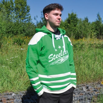 Steelers - Hockey Hoodie Stripe - Green - Gr: S