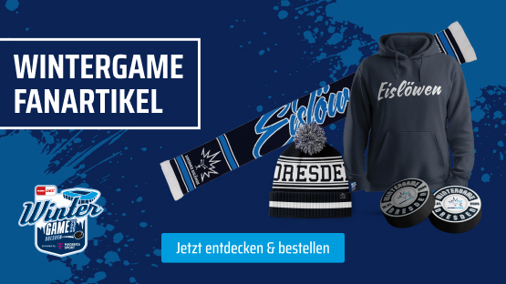 Dresdner Eislöwen Wintergame 2026 Fanartikel
